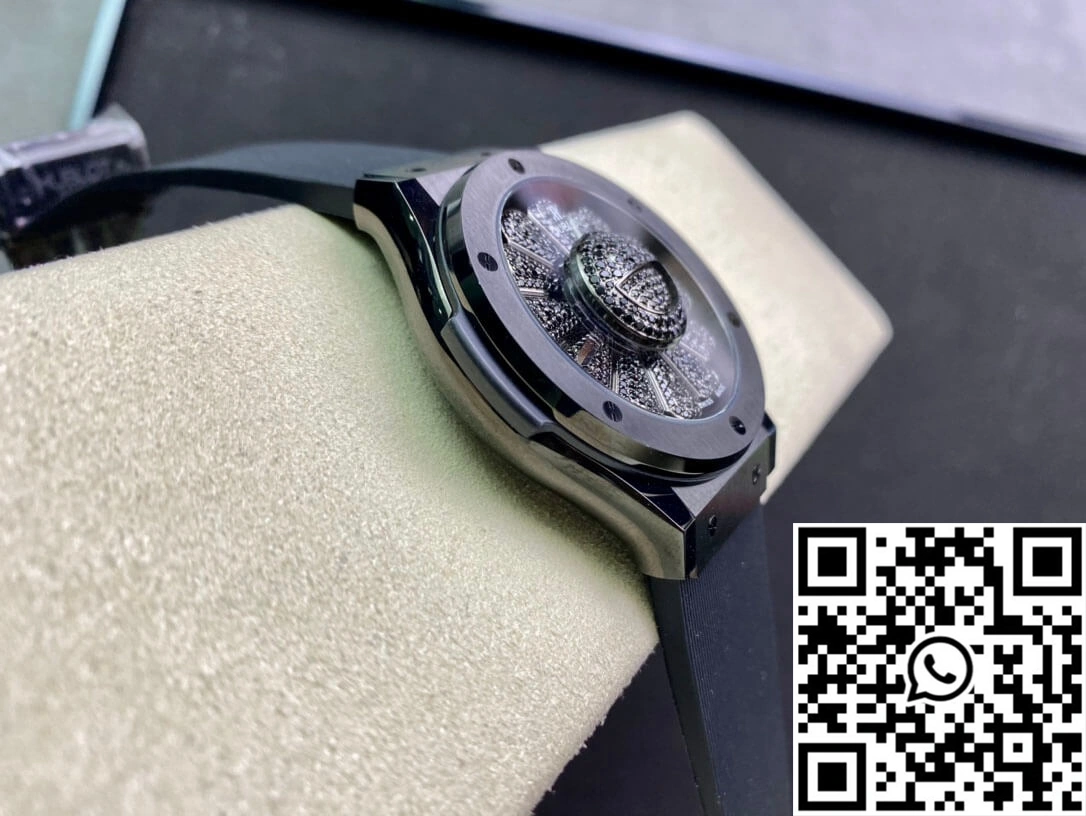 Hublot  Fusion Takashi Murakami 507.CX.9000.RX.TAK21 Sunflower Diamond Black Dial ComfortFit 1827