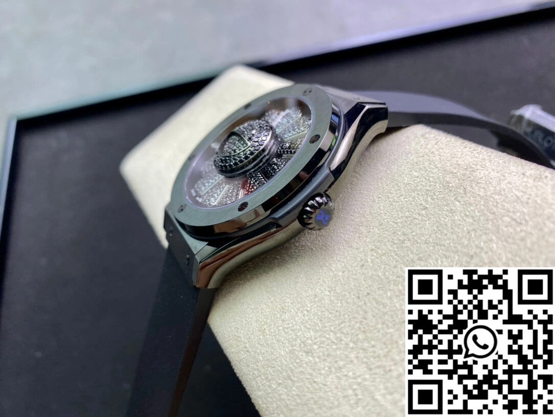 Hublot  Fusion Takashi Murakami 507.CX.9000.RX.TAK21 Sunflower Diamond Black Dial ComfortFit 1827