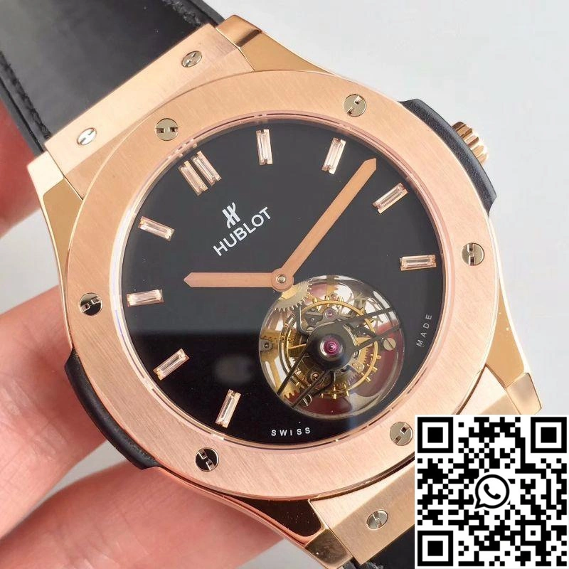 Hublot  Fusion Tourbillon 505.OX.1180.LR Black Dial Snug 1839