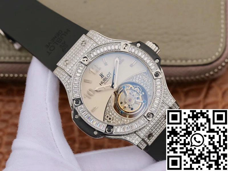 Hublot  Fusion Tourbillon White Enamel Dial Sustainable 1823