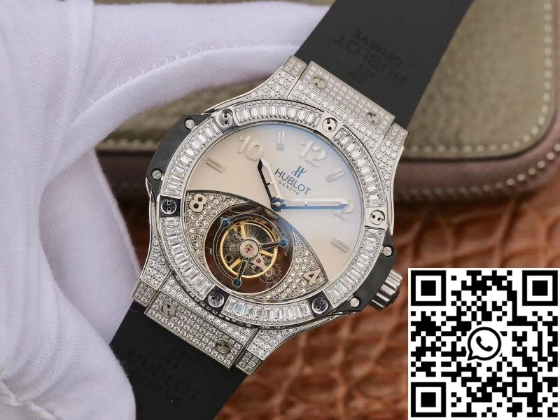 Hublot  Fusion Tourbillon White Enamel Dial Sustainable 1823