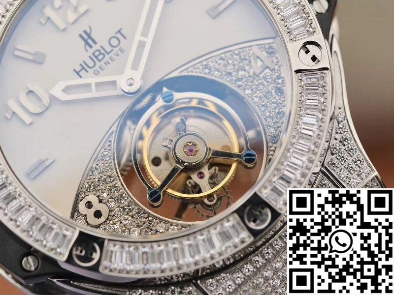 Hublot  Fusion Tourbillon White Enamel Dial Sustainable 1823