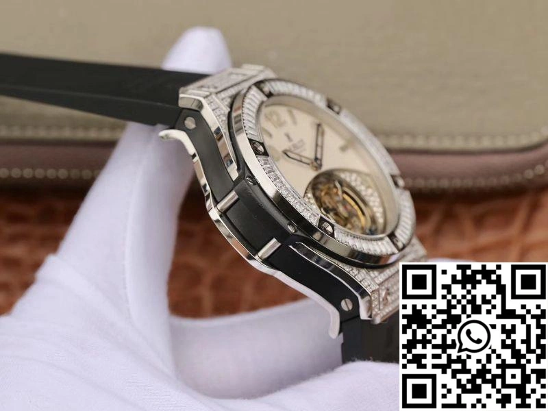 Hublot  Fusion Tourbillon White Enamel Dial Sustainable 1823