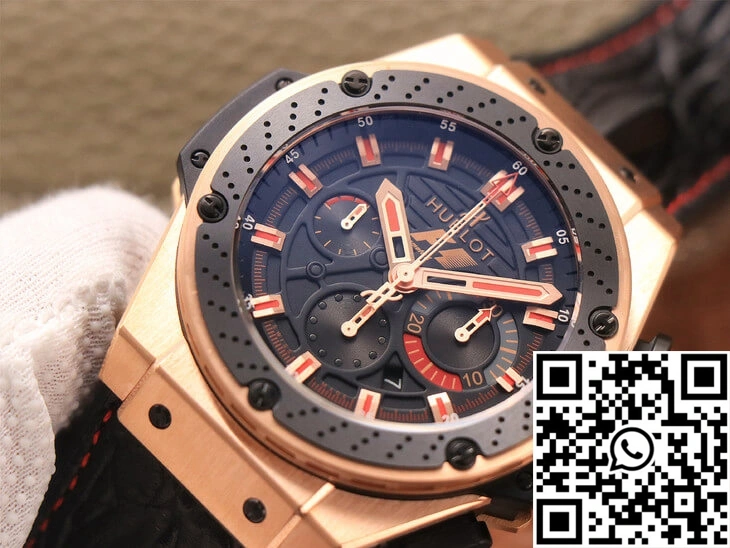 Hublot King Power Ferrari F1 V6 Factory Black Dial Rose Gold Unisex 1847