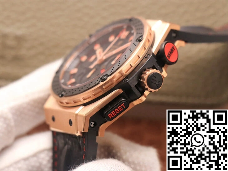 Hublot King Power Ferrari F1 V6 Factory Black Dial Rose Gold Unisex 1847