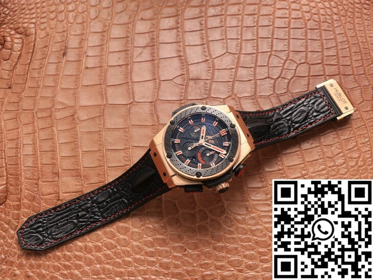 Hublot King Power Ferrari F1 V6 Factory Black Dial Rose Gold Unisex 1847