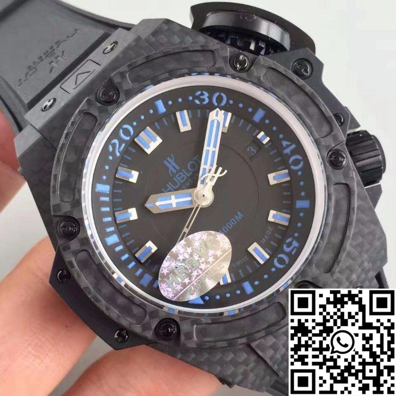 Bright Hublot King Power Musee Oceanographic 731.QX.1190.GR V6 Factory Black Dial 1845
