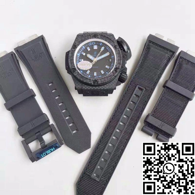 Bright Hublot King Power Musee Oceanographic 731.QX.1190.GR V6 Factory Black Dial 1845