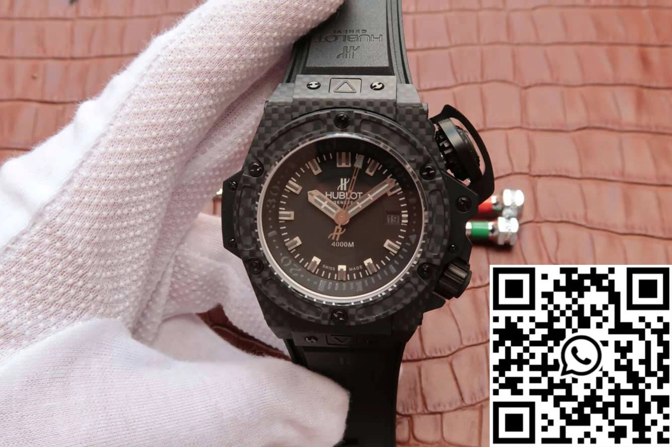 Popular Hublot King Power Oceanographic 4000M 731.QX.1140.RX V6 Factory Forged Carbon Fiber 1848