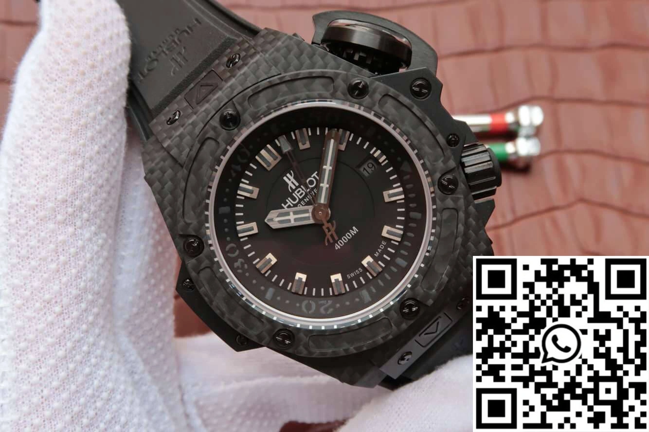 Popular Hublot King Power Oceanographic 4000M 731.QX.1140.RX V6 Factory Forged Carbon Fiber 1848