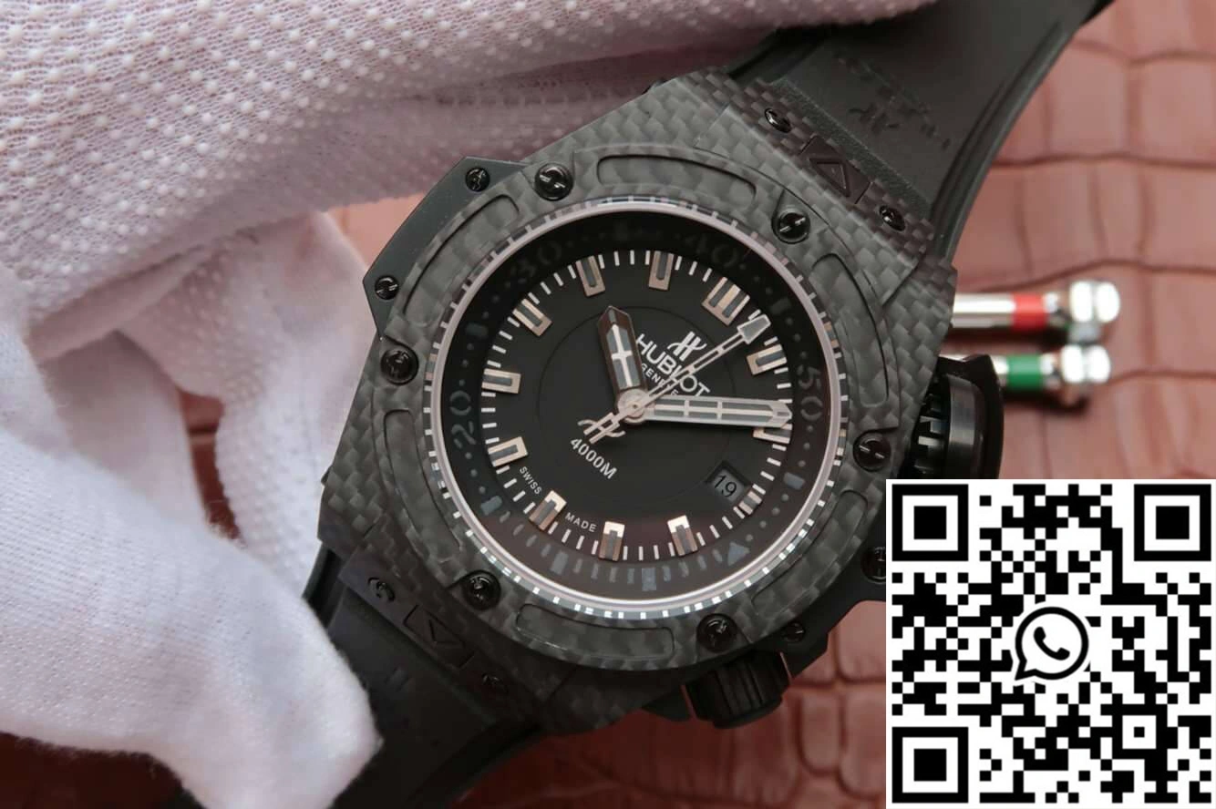 Popular Hublot King Power Oceanographic 4000M 731.QX.1140.RX V6 Factory Forged Carbon Fiber 1848