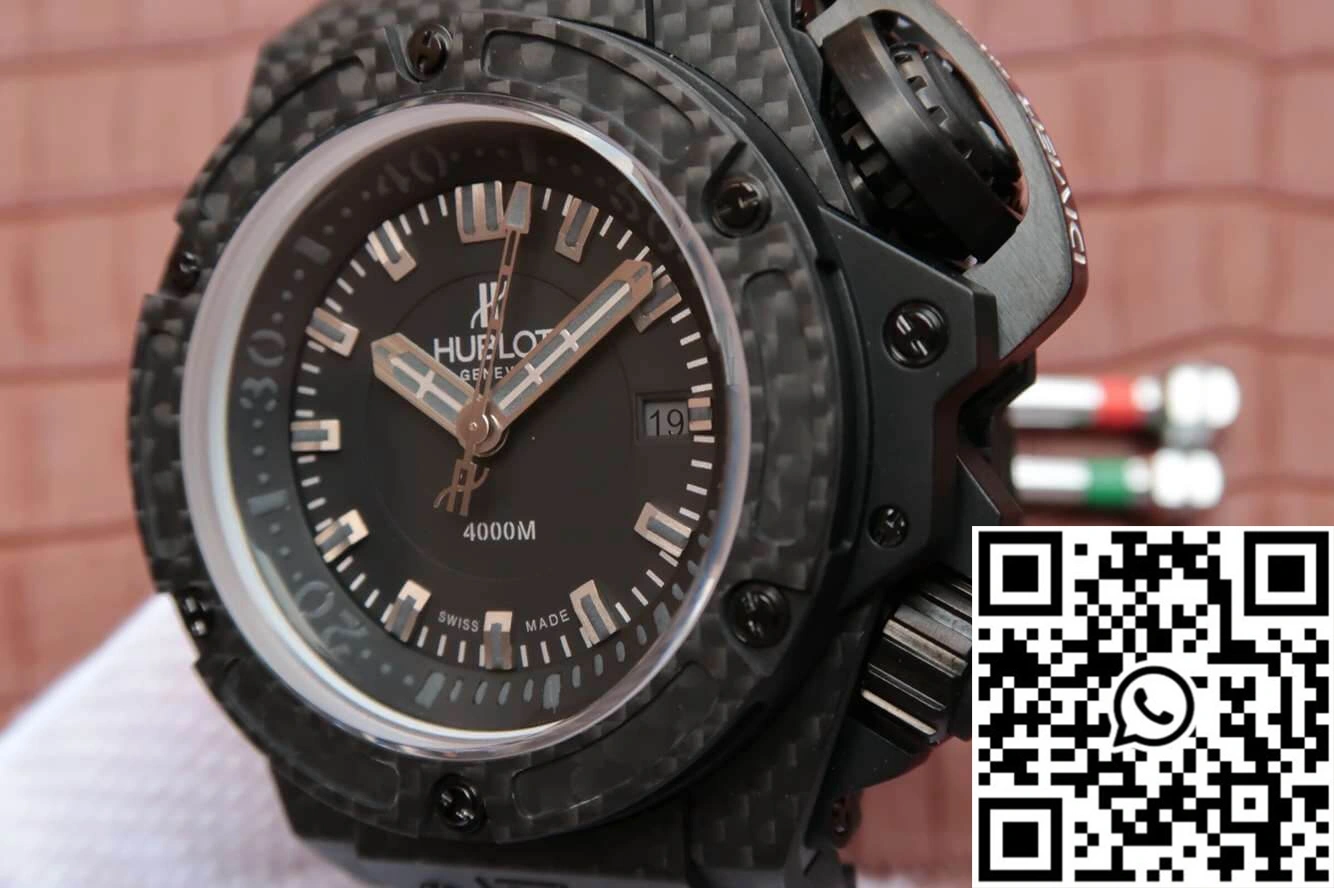 Popular Hublot King Power Oceanographic 4000M 731.QX.1140.RX V6 Factory Forged Carbon Fiber 1848