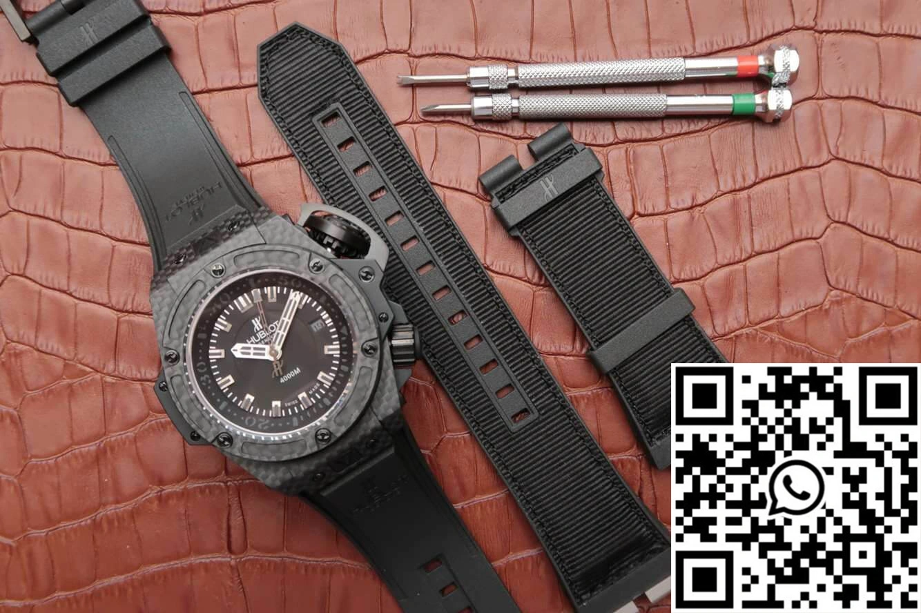 Popular Hublot King Power Oceanographic 4000M 731.QX.1140.RX V6 Factory Forged Carbon Fiber 1848