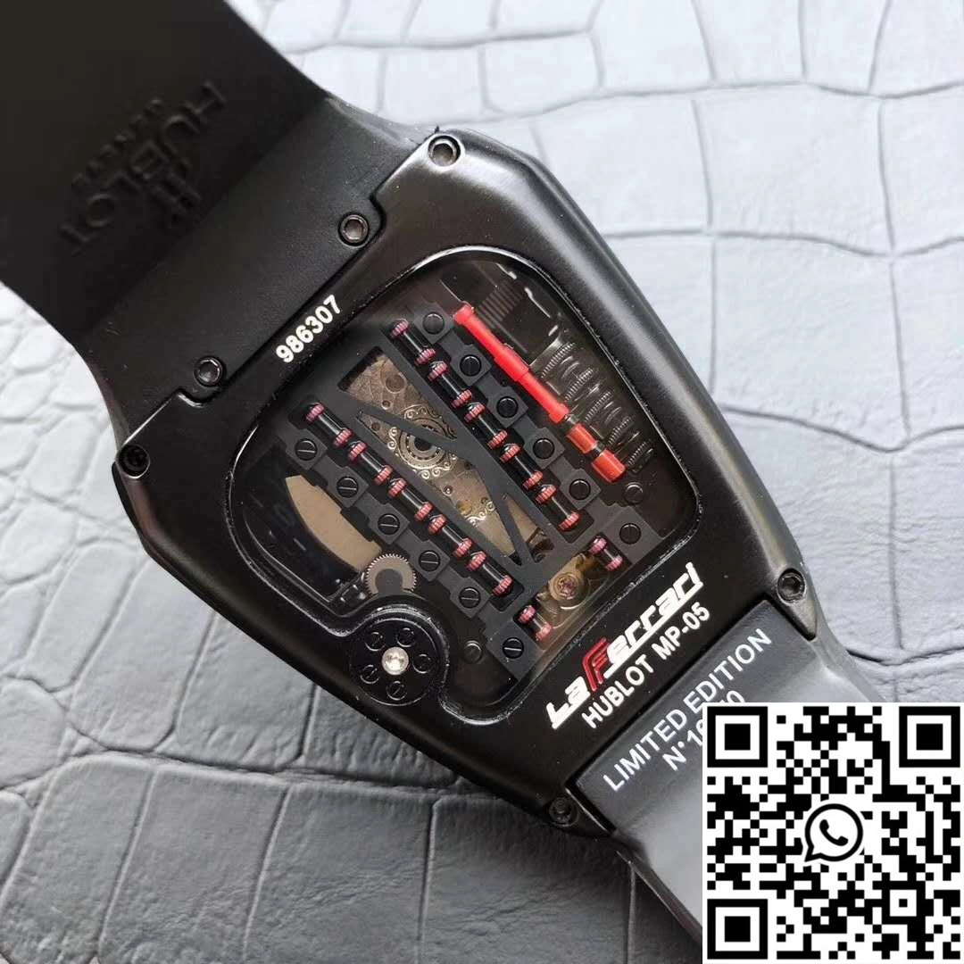 Contemporary Hublot LaFerrari MP-05 905.ND.0001.RX Black PVD Dial 1851