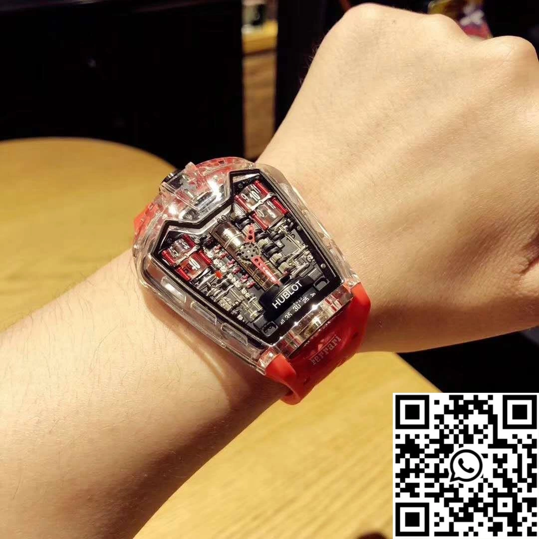 Hublot LaFerrari MP-05 Red Rubber Strap Black Dial Modern 1852