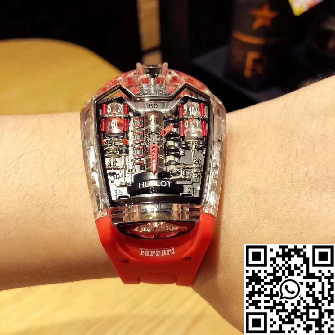 Hublot LaFerrari MP-05 Red Rubber Strap Black Dial Modern 1852