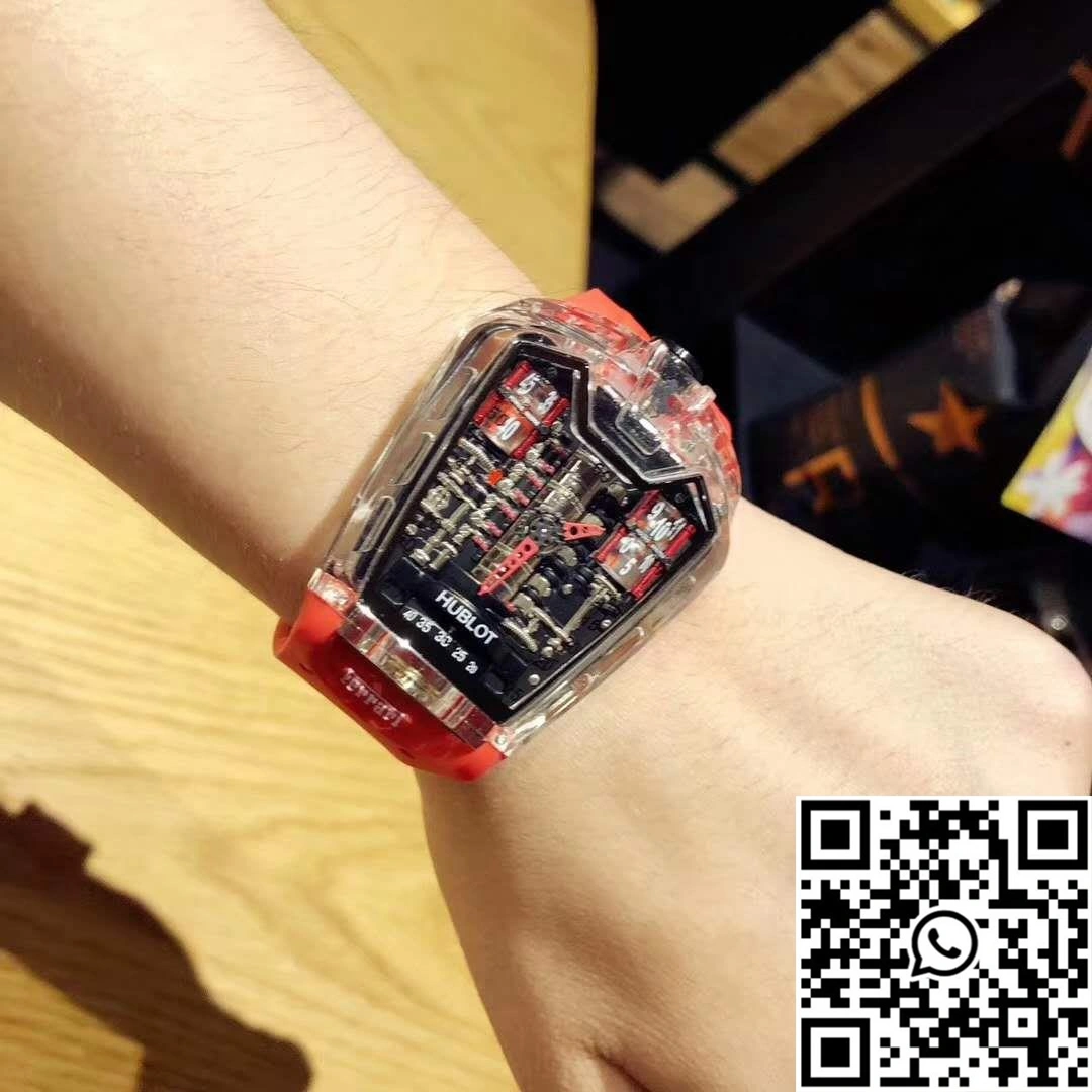 Hublot LaFerrari MP-05 Red Rubber Strap Black Dial Modern 1852