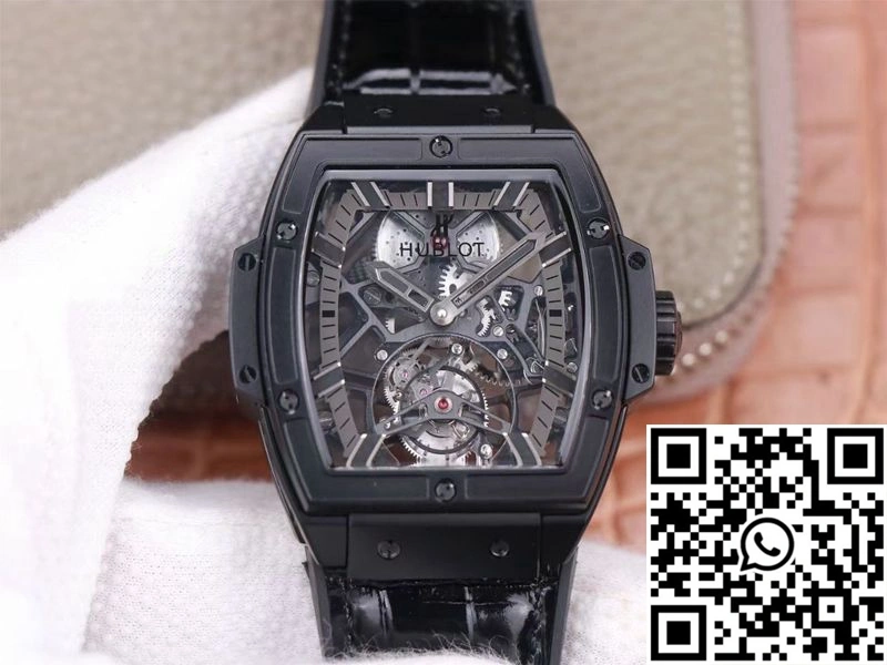 Upgraded Hublot Masterpiece Tourbillon 906.ND.0129.VR.AES12 JB Factory Black PVD 1858