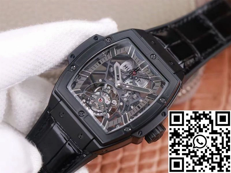 Upgraded Hublot Masterpiece Tourbillon 906.ND.0129.VR.AES12 JB Factory Black PVD 1858
