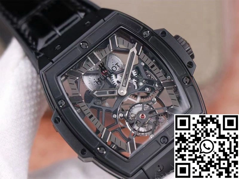 Upgraded Hublot Masterpiece Tourbillon 906.ND.0129.VR.AES12 JB Factory Black PVD 1858