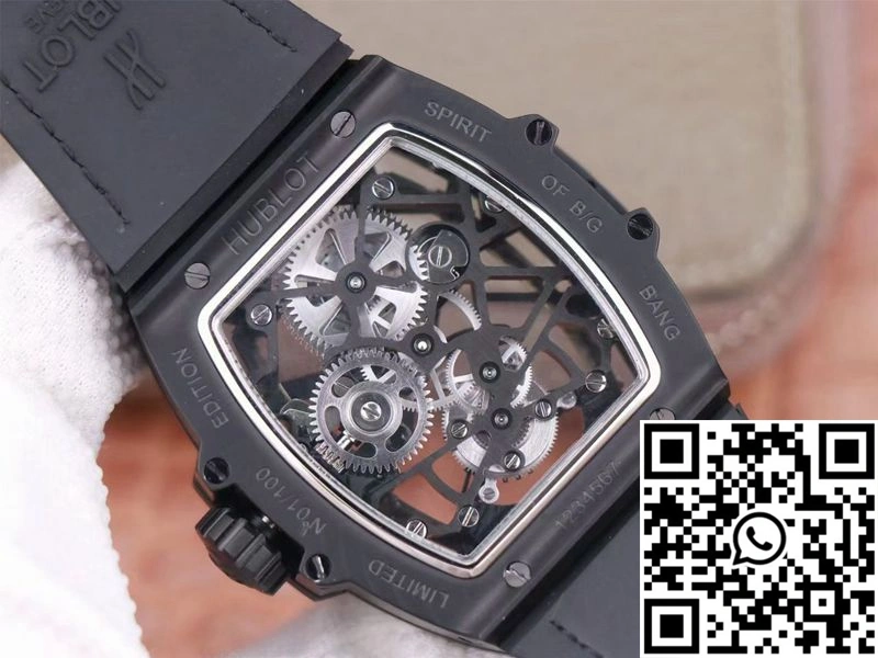 Upgraded Hublot Masterpiece Tourbillon 906.ND.0129.VR.AES12 JB Factory Black PVD 1858
