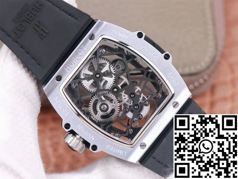 Hublot Masterpiece Tourbillon 906.NX.0129.VR.AES13 JB Factory White Hour WaterResistant 1855