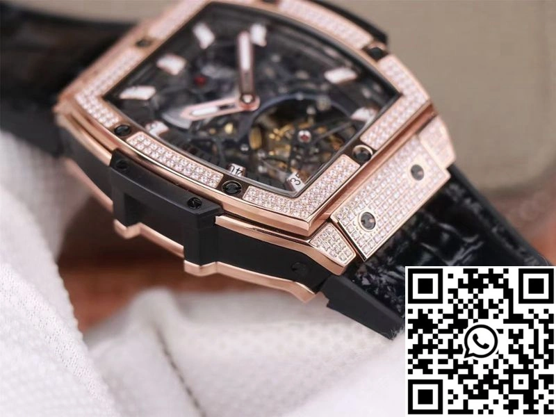 EyeCatching Hublot Masterpiece Tourbillon 906.OX.0123.VR.AES13 JB Factory Rose Gold Diamond 1859
