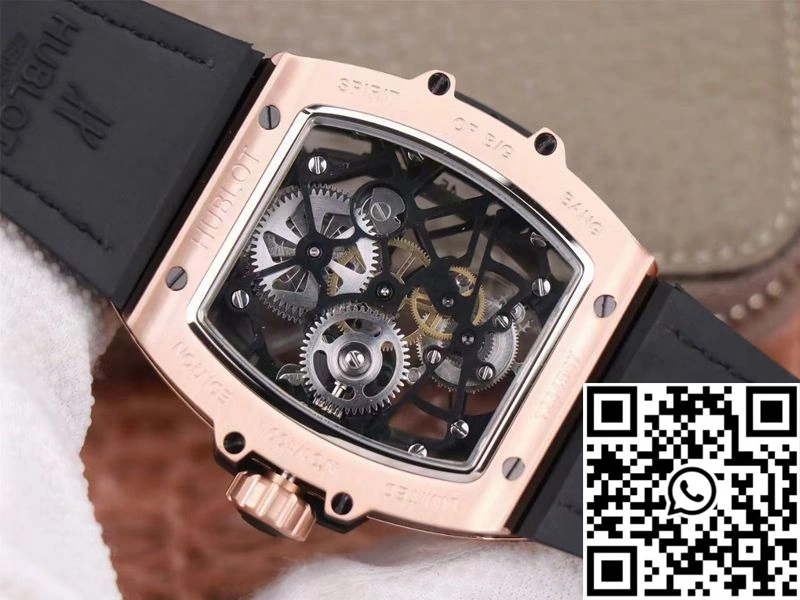 EyeCatching Hublot Masterpiece Tourbillon 906.OX.0123.VR.AES13 JB Factory Rose Gold Diamond 1859