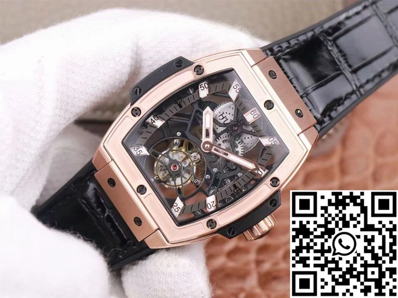 Hublot Masterpiece Tourbillon 906.OX.0123.VR.AES13 JB Factory Rose Gold White Hour Tailored 1857