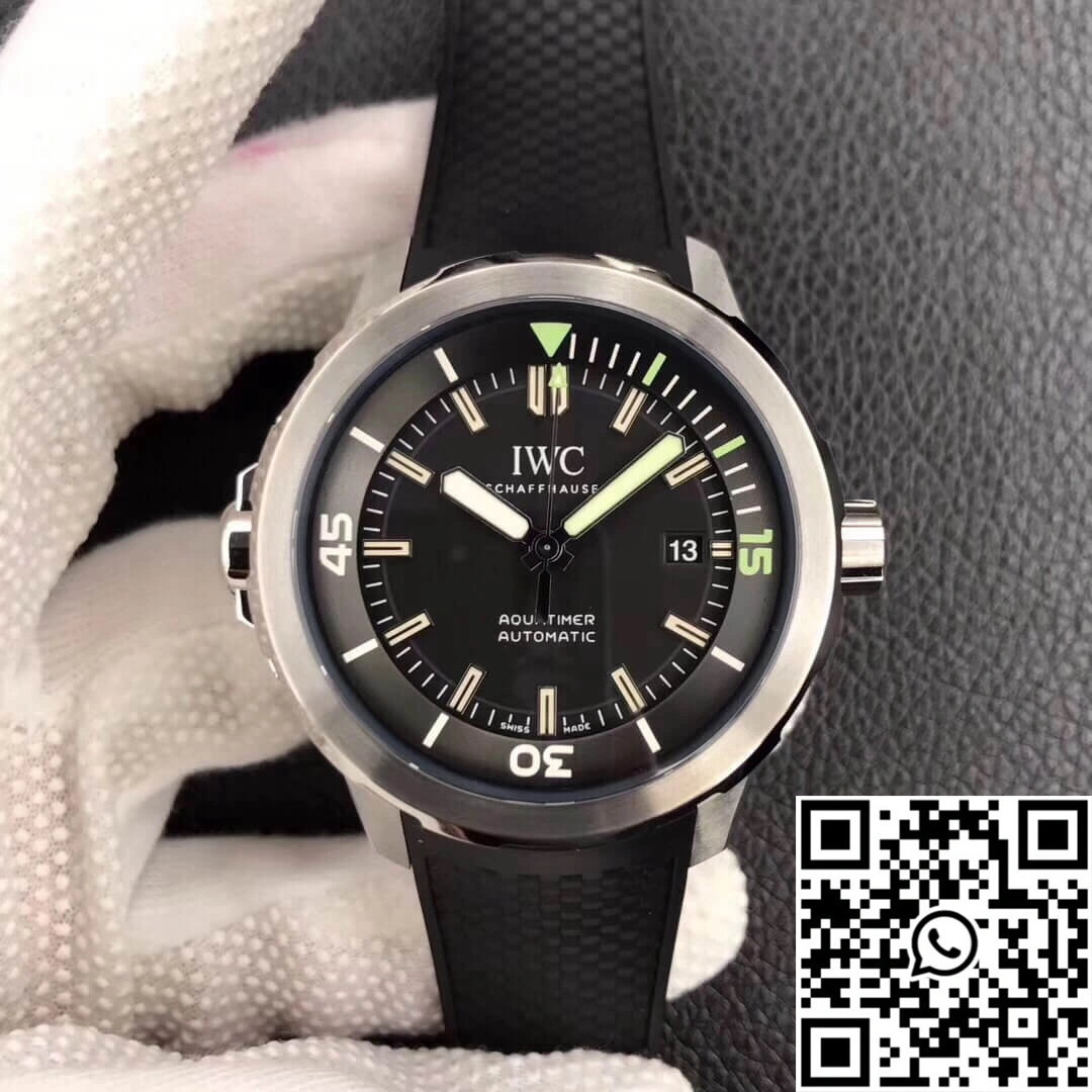 Stretchable IWC Aquatimer IW329001 V6 Factory Black Dial 1867