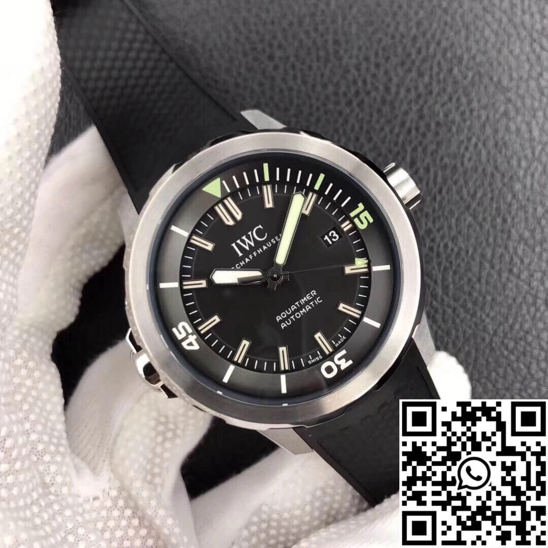 Stretchable IWC Aquatimer IW329001 V6 Factory Black Dial 1867