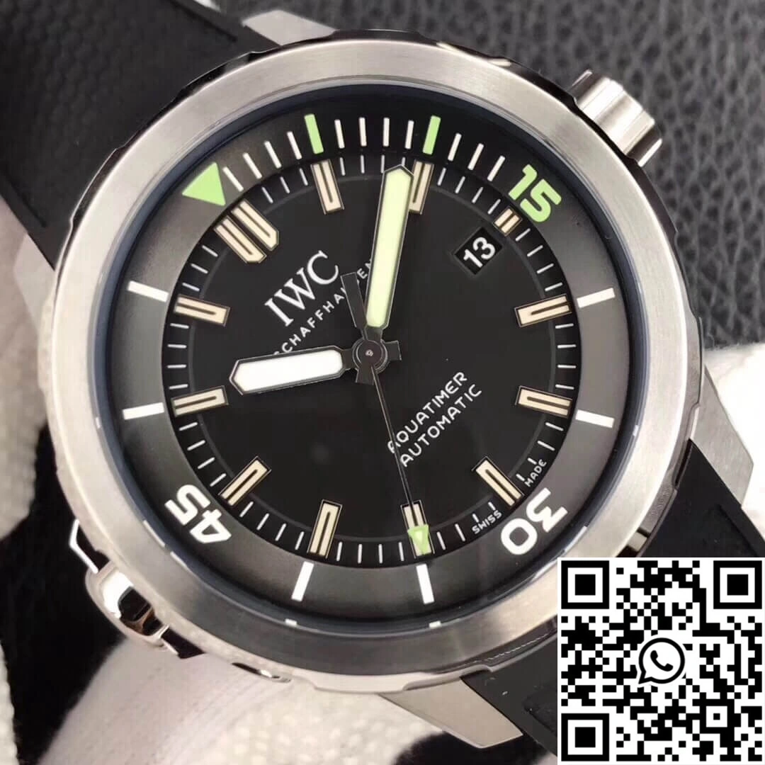 Stretchable IWC Aquatimer IW329001 V6 Factory Black Dial 1867