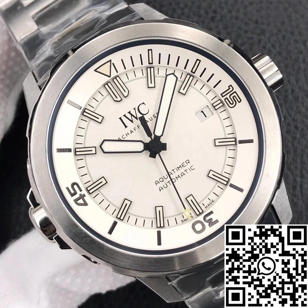 IWC Aquatimer IW329004 V6 Factory Silver White Dial Youthful 1868