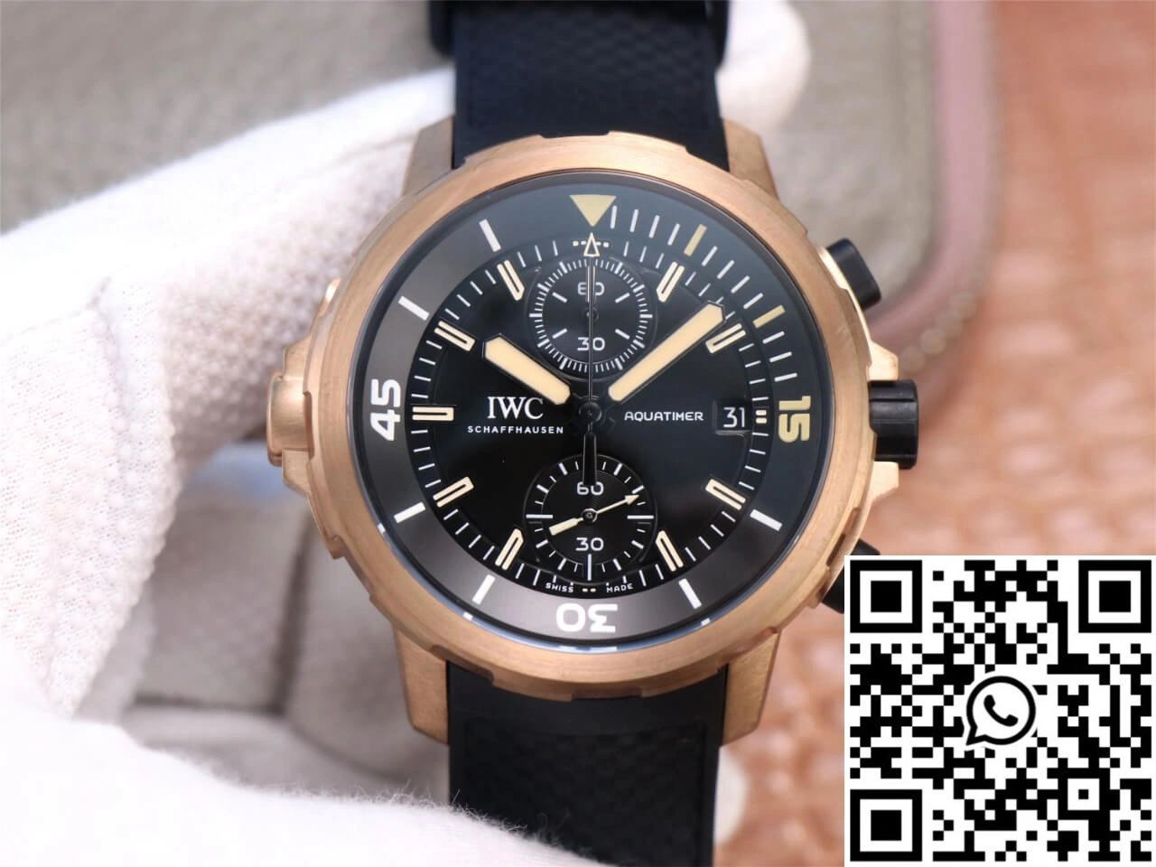 IWC Aquatimer IW379503 Darwin Adventure Tour Special Edition V6 Factory Black Dial Efficient 1869