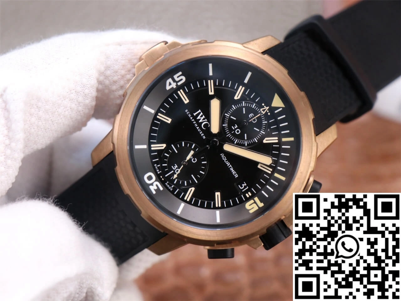 IWC Aquatimer IW379503 Darwin Adventure Tour Special Edition V6 Factory Black Dial Efficient 1869