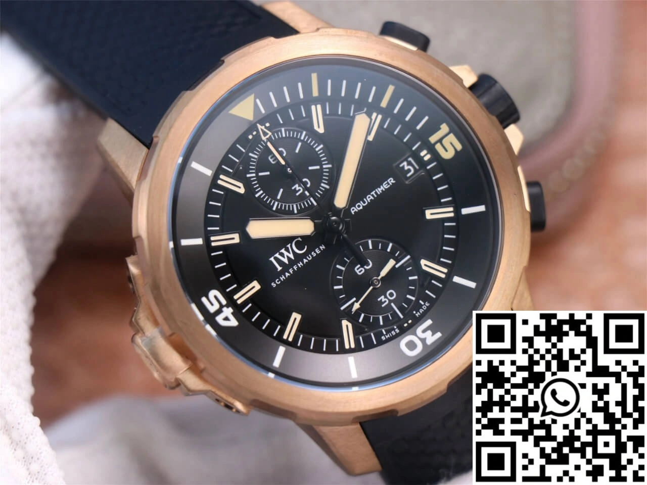 IWC Aquatimer IW379503 Darwin Adventure Tour Special Edition V6 Factory Black Dial Efficient 1869