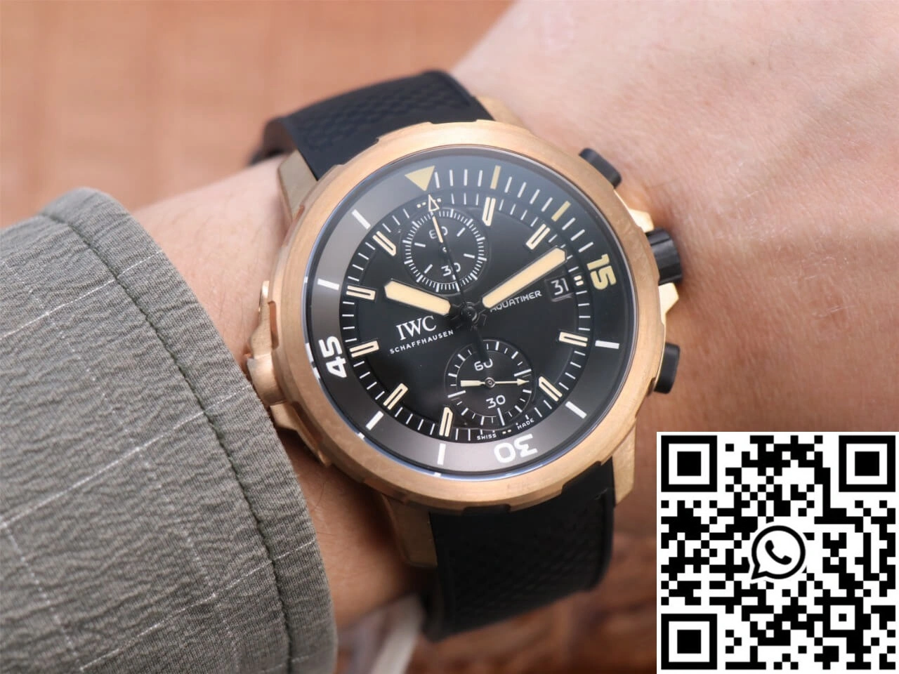IWC Aquatimer IW379503 Darwin Adventure Tour Special Edition V6 Factory Black Dial Efficient 1869