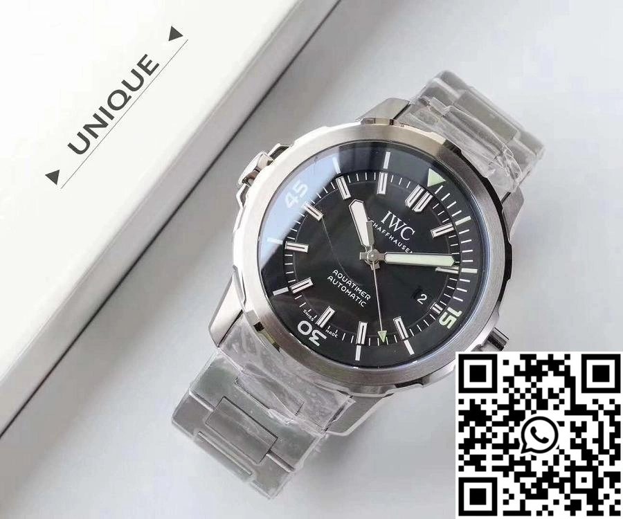 IWC Aquatimer Jacques-Yves Cousteau IW329005 V6 Factory V2 Black Dial SmoothTexture 1866