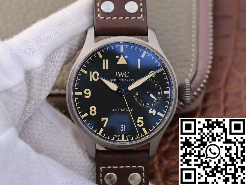 IWC Big Pilot Heritage IW501004 Titanium ZF Factory Black Dial RelaxedFit 1907