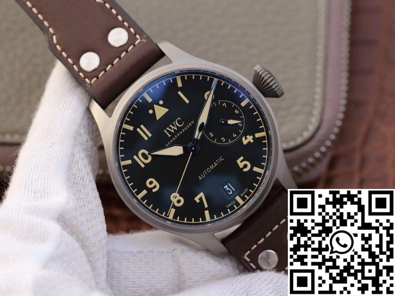 IWC Big Pilot Heritage IW501004 Titanium ZF Factory Black Dial RelaxedFit 1907