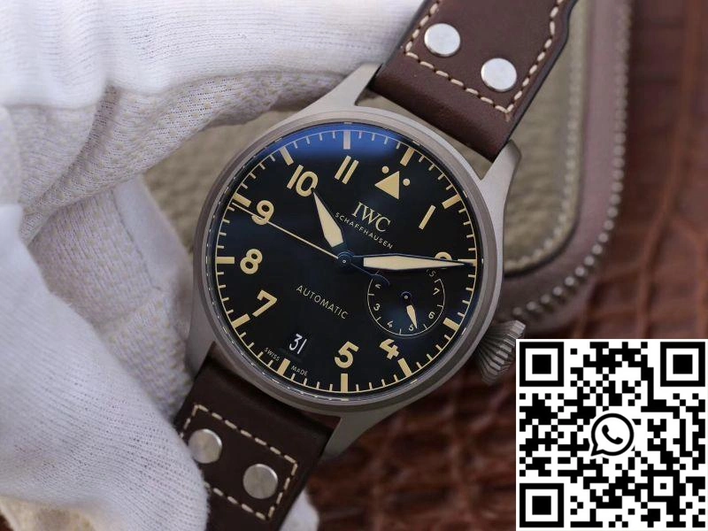 IWC Big Pilot Heritage IW501004 Titanium ZF Factory Black Dial RelaxedFit 1907