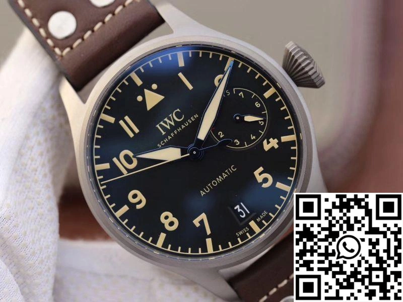 IWC Big Pilot Heritage IW501004 Titanium ZF Factory Black Dial RelaxedFit 1907