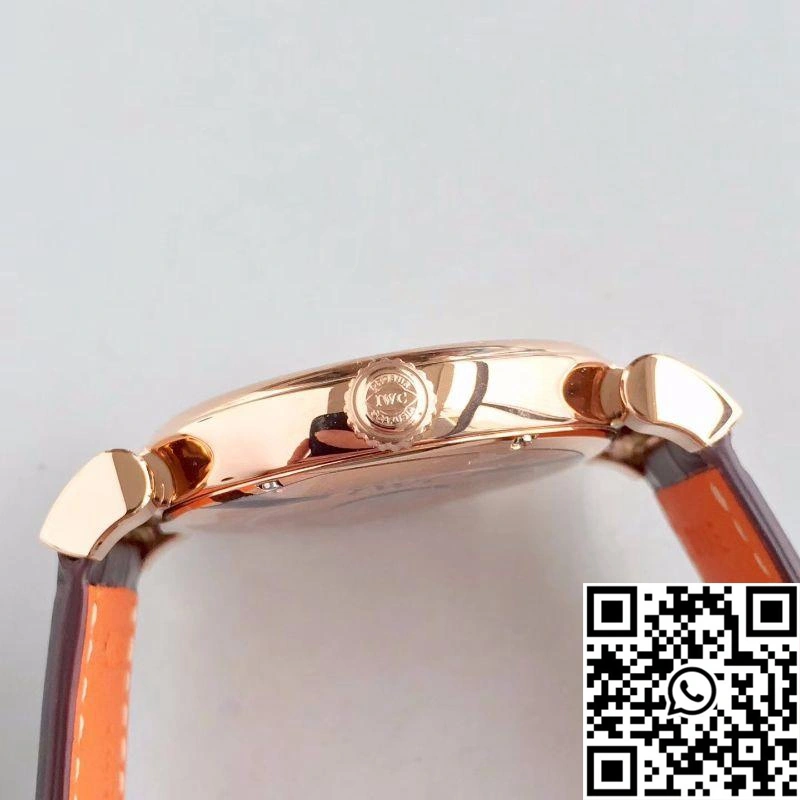 Trendsetting IWC Da Vinci Automatic IW356601 Rose Gold MKS Factory White Dial 1877