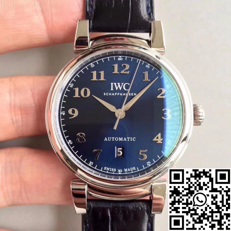 Elegant IWC Da Vinci Automatic IW356605 MKS Factory Blue Dial 1874