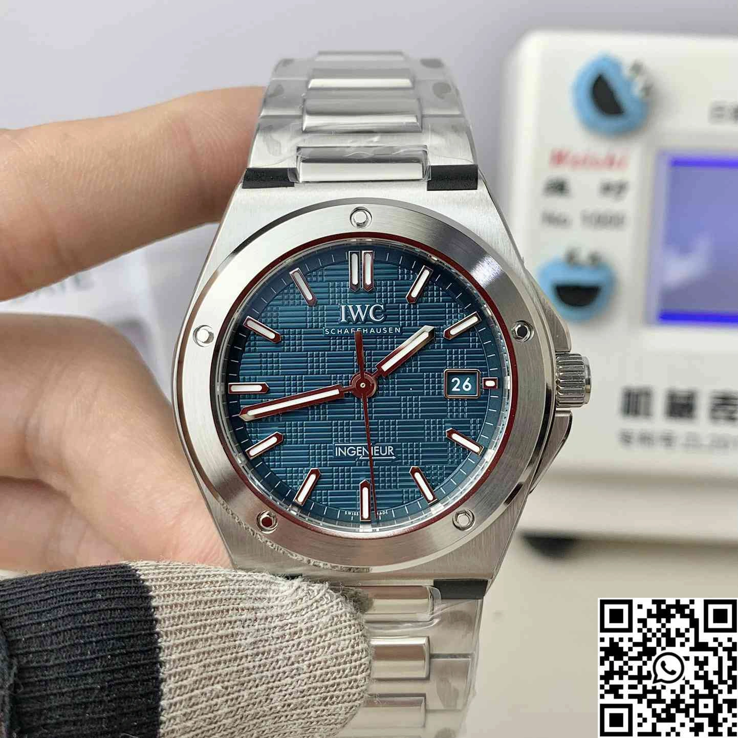 Fashionable IWC Ingenieur 40mm IW328903 V7 Factory 40mm Blue Dial 1865