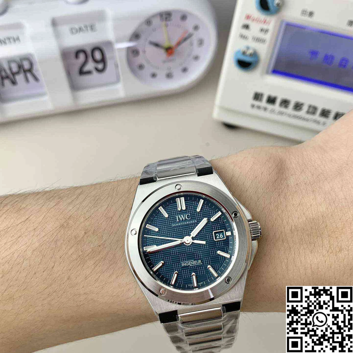 Fashionable IWC Ingenieur 40mm IW328903 V7 Factory 40mm Blue Dial 1865