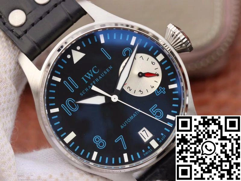 IWC Pilot Alexei Nemov IW500431 ZF Factory Blue Dial Packable 1925