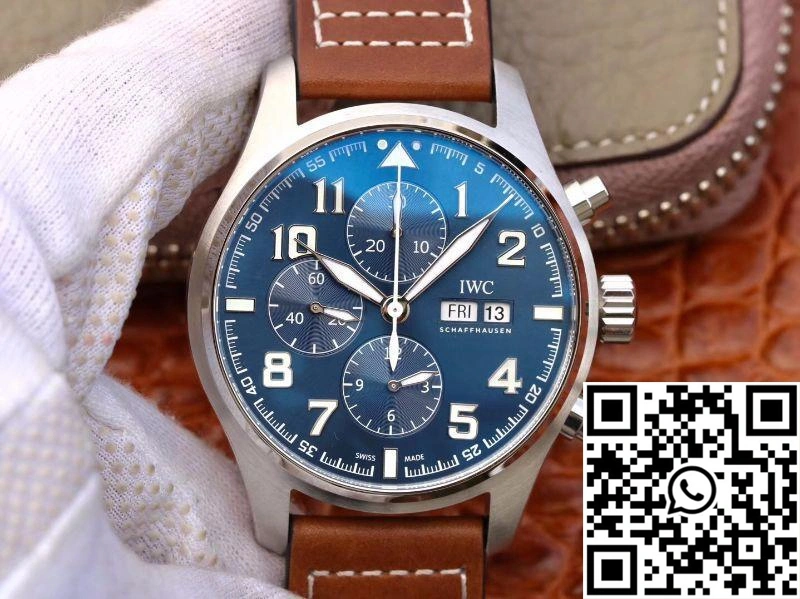 IWC Pilot Chronograph Edition Le Petit Prince IW377714 ZF Factory Blue Dial Sleek 1892