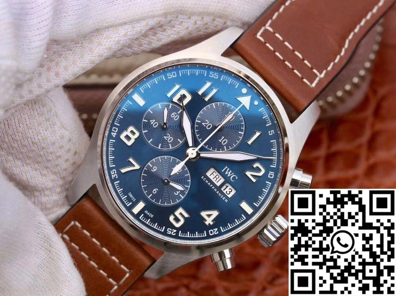 IWC Pilot Chronograph Edition Le Petit Prince IW377714 ZF Factory Blue Dial Sleek 1892