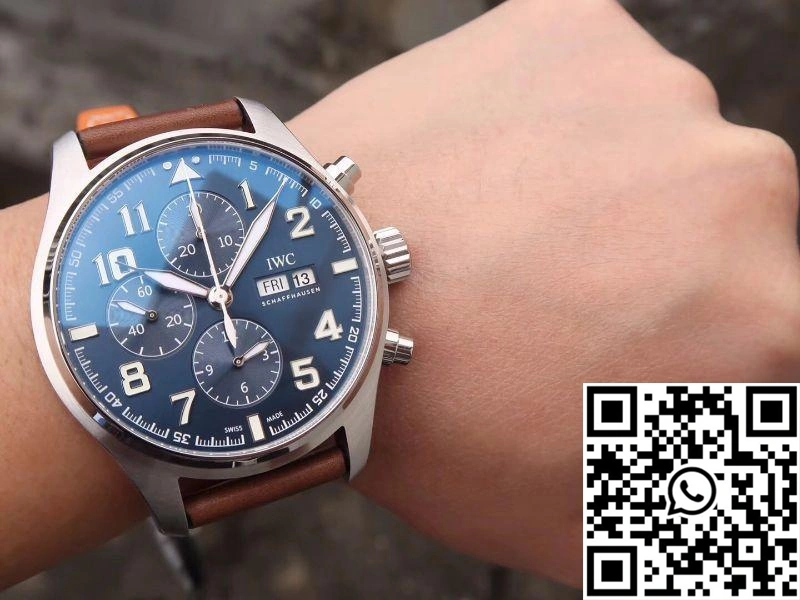 IWC Pilot Chronograph Edition Le Petit Prince IW377714 ZF Factory Blue Dial Sleek 1892